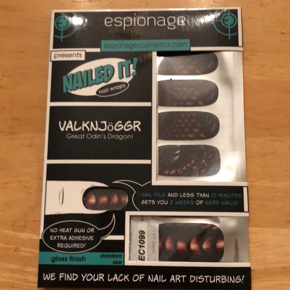 Espionage Cosmetics Nail Wrap Valknjöggr - Picture 1 of 3